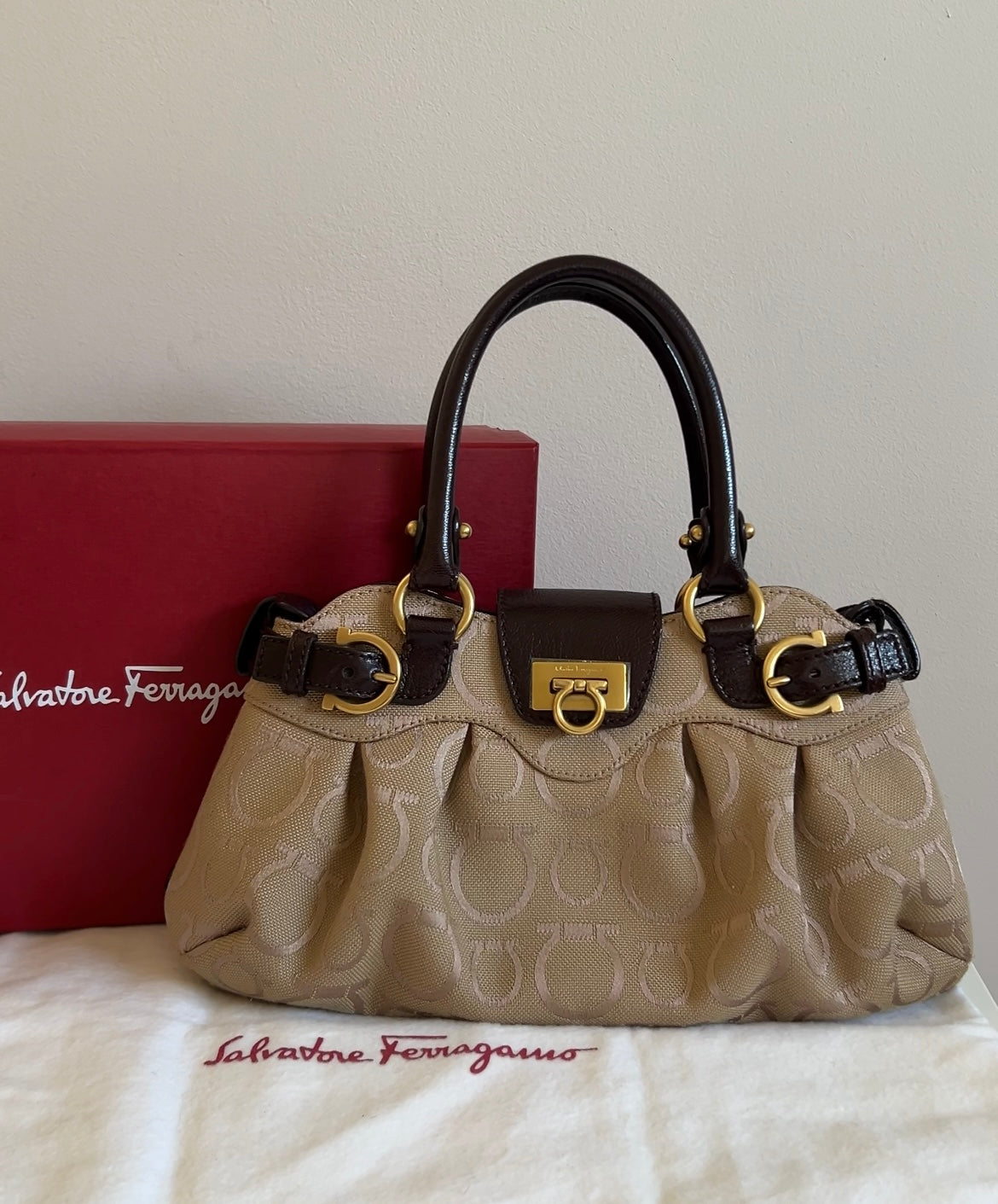 Ferragamo Gancini mini bag (sběratelský stav)