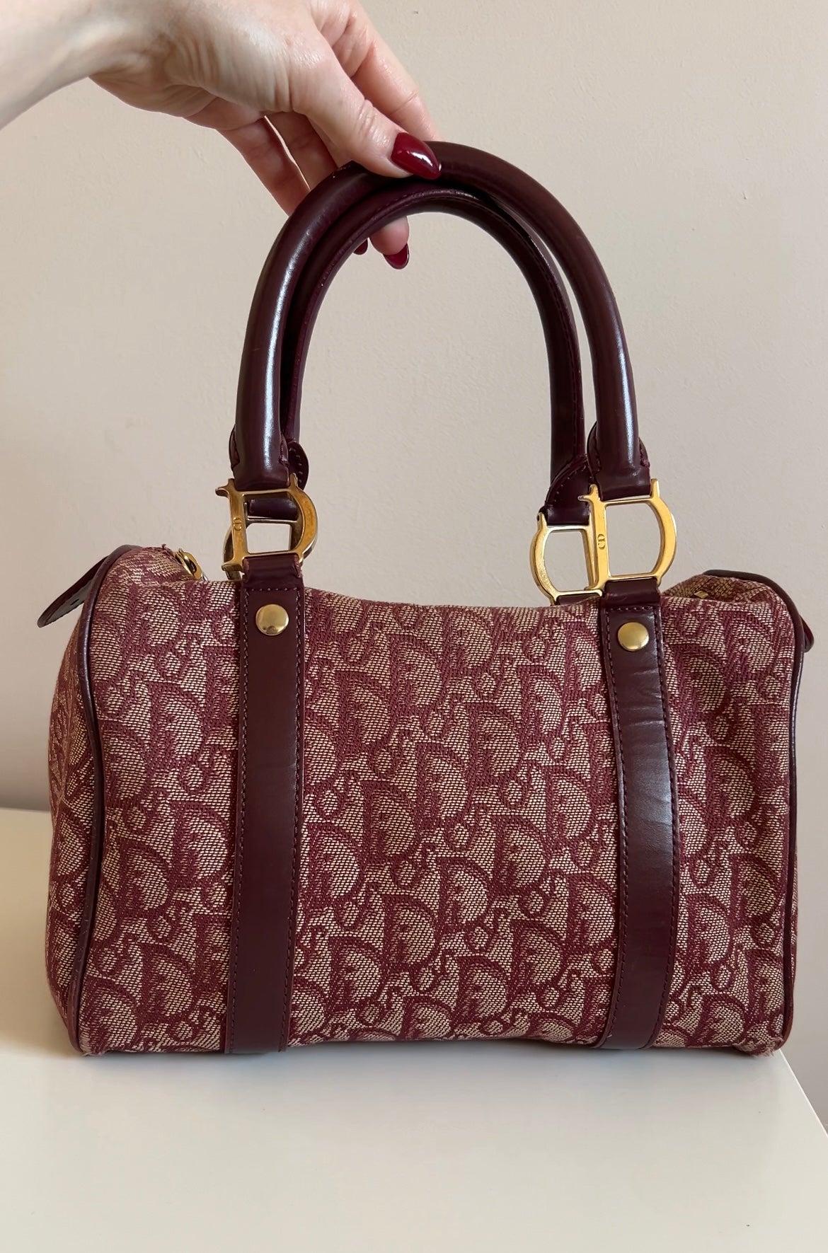 Christian Dior Trotter Boston bag