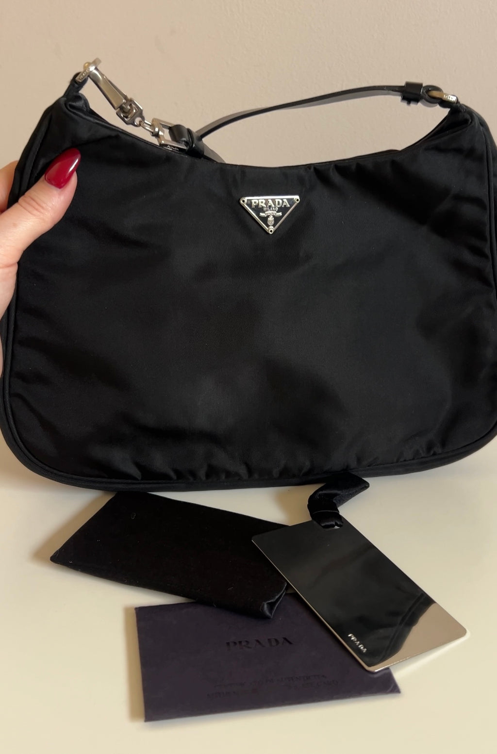 Prada Tessuto Cleo shoulder bag