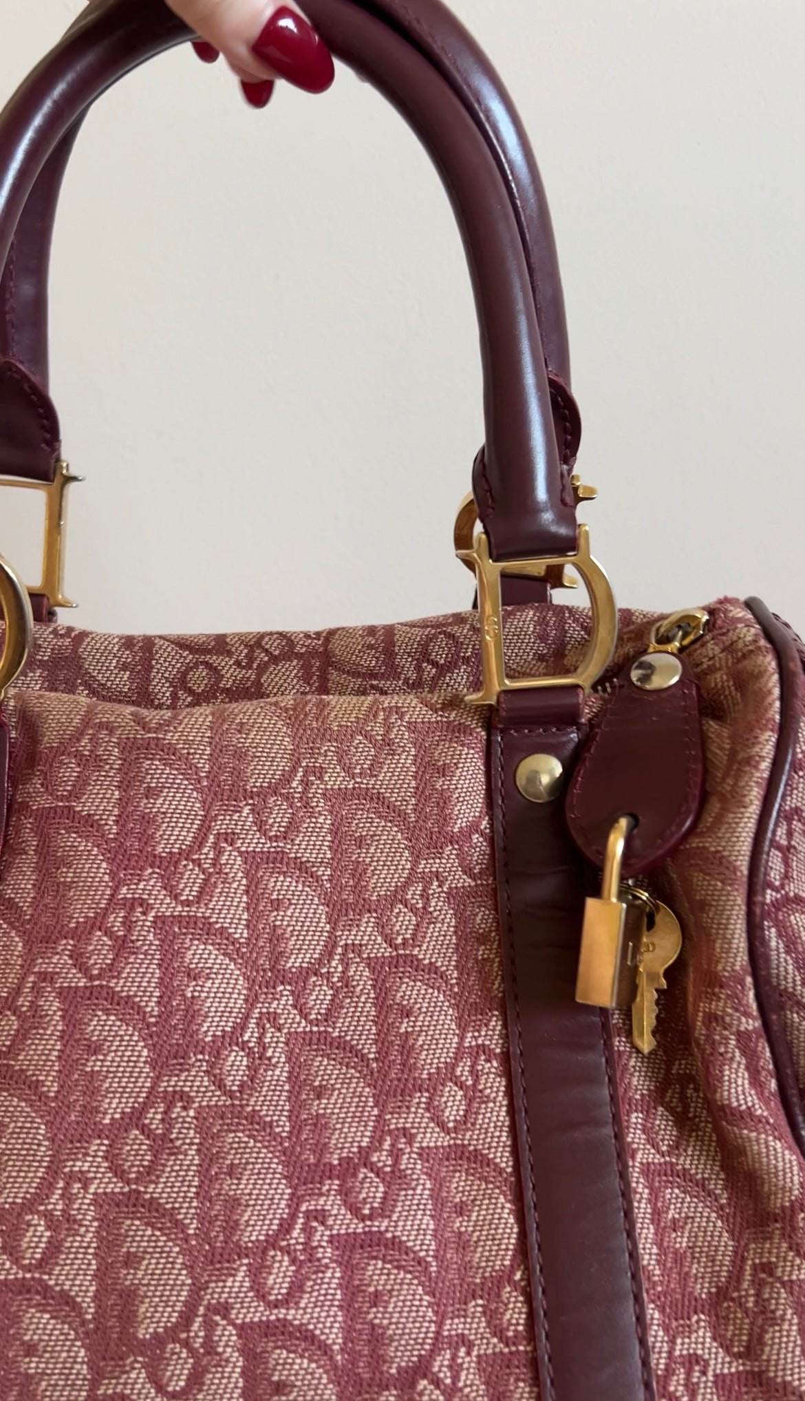 Christian Dior Trotter Boston bag