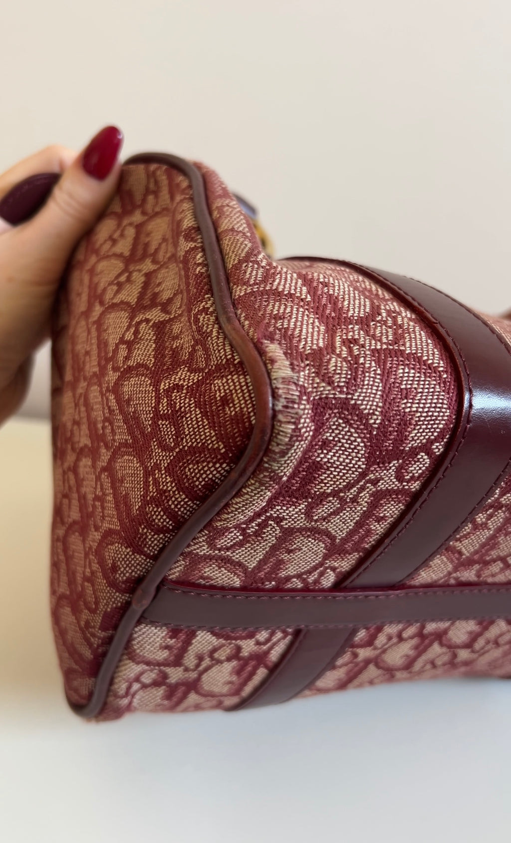 Christian Dior Trotter Boston bag