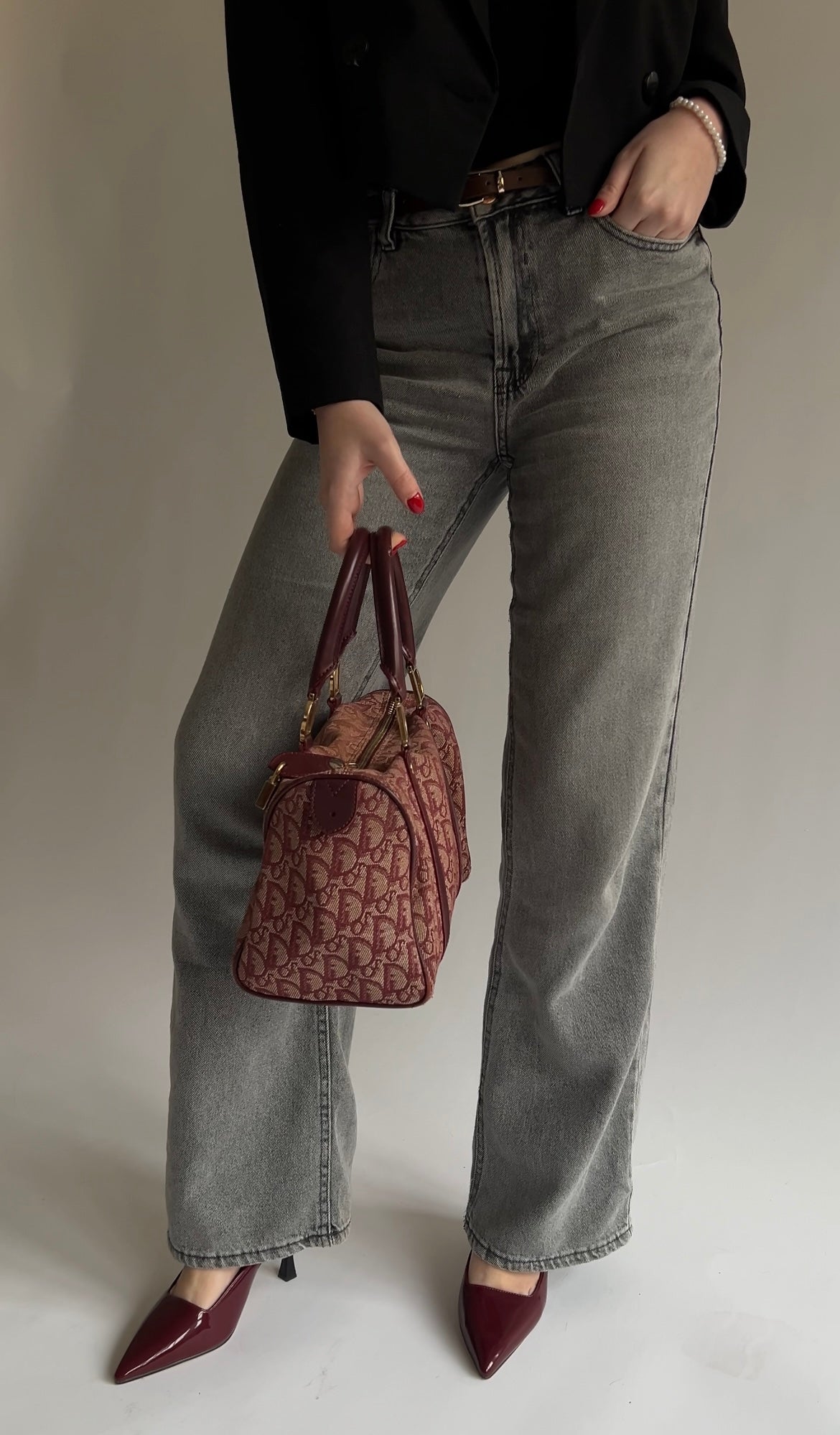 Christian Dior Trotter Boston bag