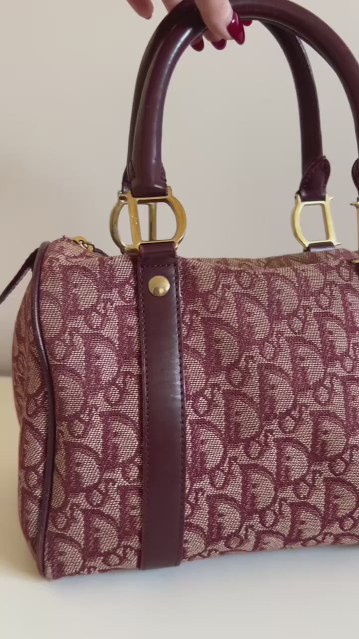 Christian Dior Trotter Boston bag